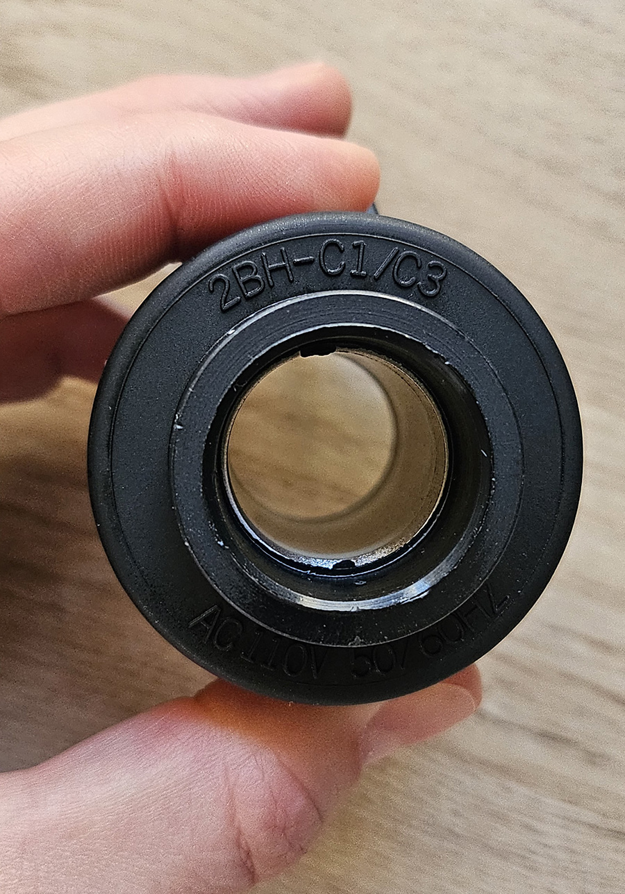Катушка соленоида DOFLUID 2BH - C1/C3 AC 110V 50/60HZ внутренний Ǿ 21, с вилкой, фото 2