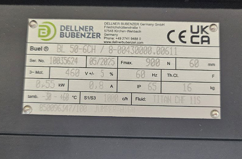 Электрогидравлический толкатель Pintsch Bubenzer BL 50-6CKS, фото 4