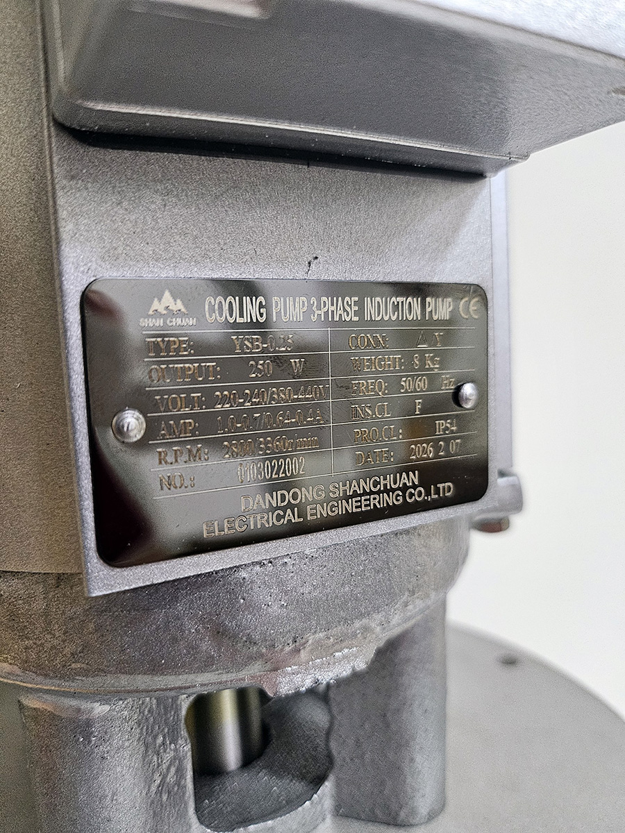 Охлаждающий насос 3-х фазный, индукционный, type ysb-0.25,мощность 250w, 380 вольт, фото 5